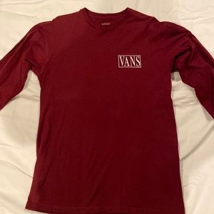 Men’s Vans long sleeve shirt size medium
